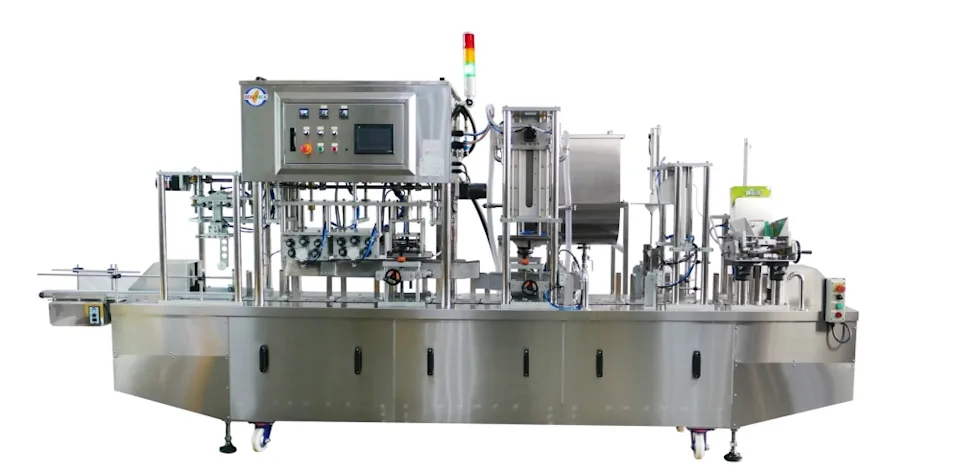 Seal Pack can customize automatic cup feeding, automatic re-feeding, quantitative liquid filling, seal inspection, and downstream packaging integration to meet customer requirements.